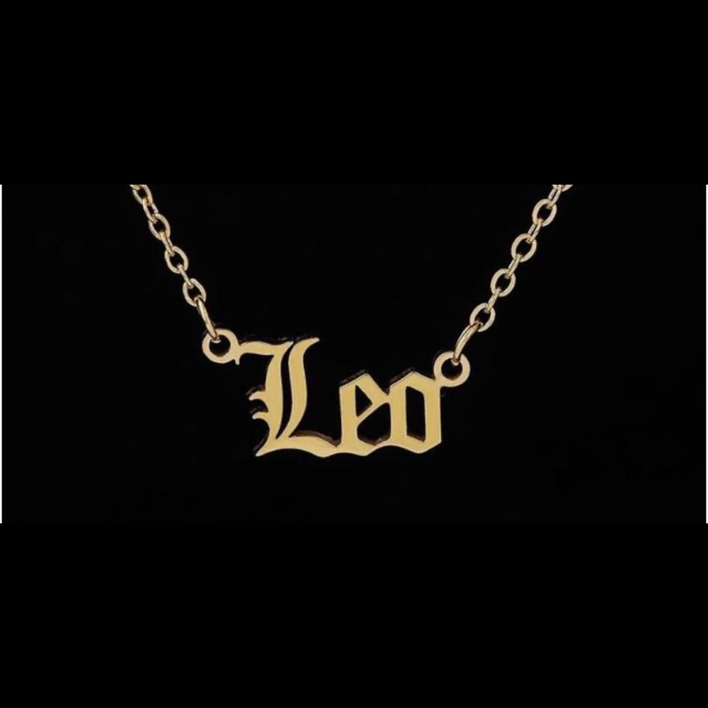 Zodiac sign necklace “gold” stainless steel